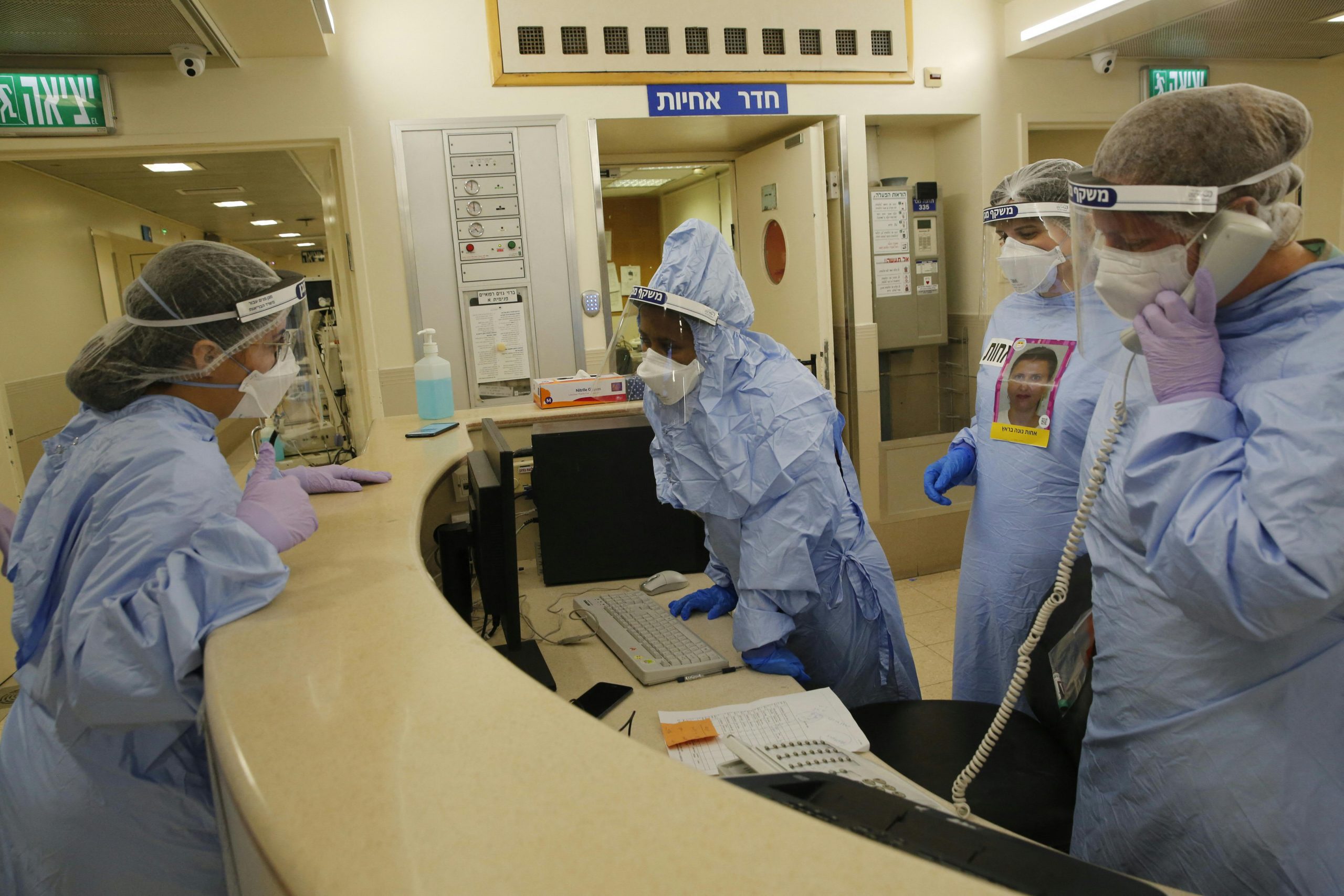 Image accompanying In einem Krankenhaus in Israel sind 80 Prozent der Hospitalisierten mit schweren Verläufen vollständig geimpft.