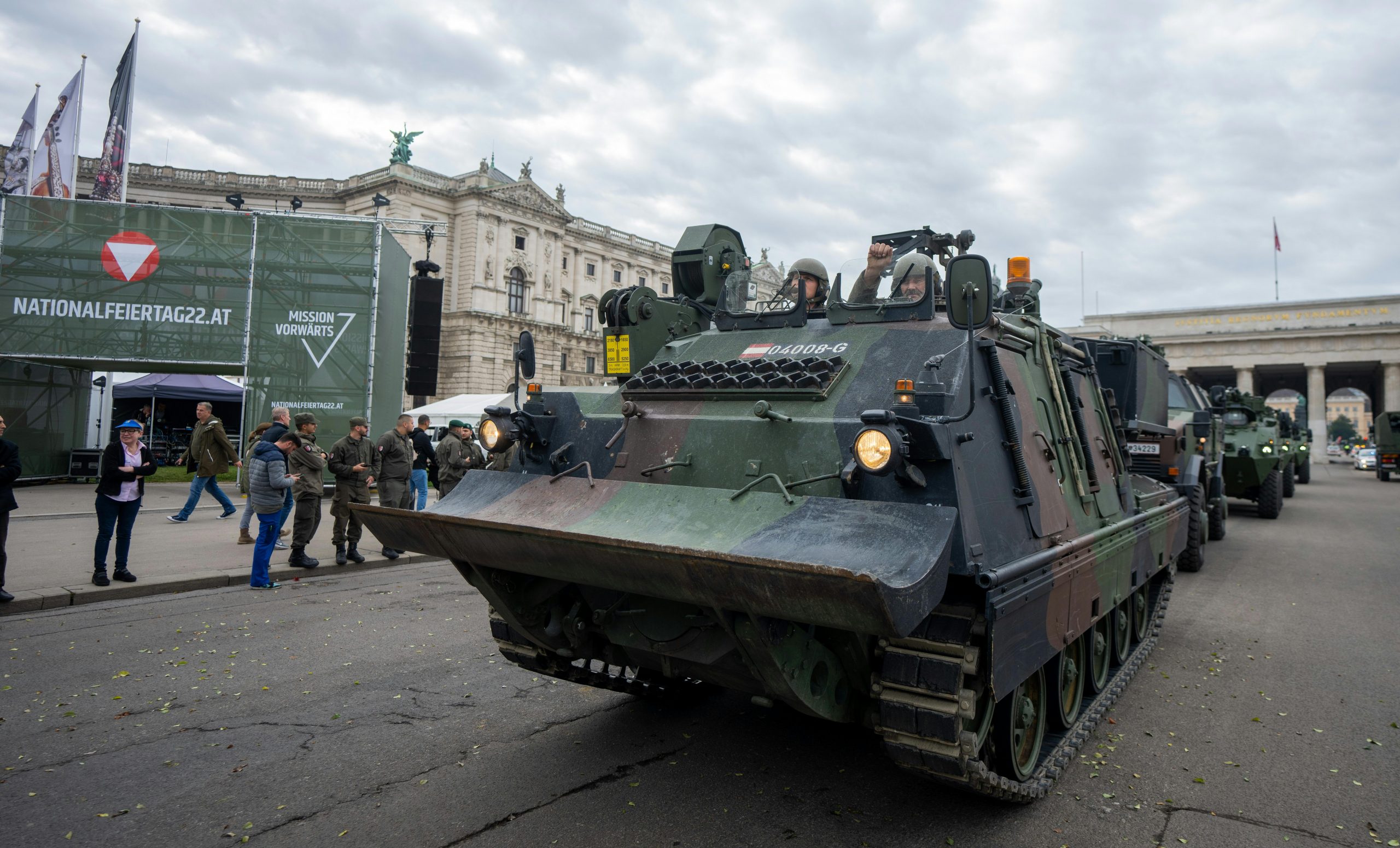 Image accompanying Militärfahrzeuge in Österreich stehen in Zusammenhang mit der Ukraine und verstoßen gegen Neutralität