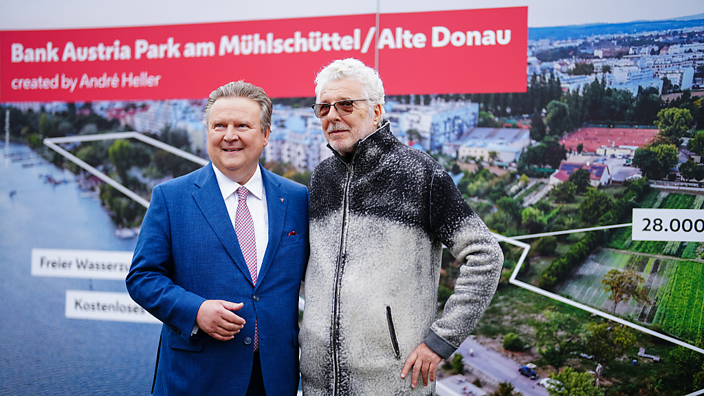 Andre Heller designs a park on the Old Danube River in Vienna