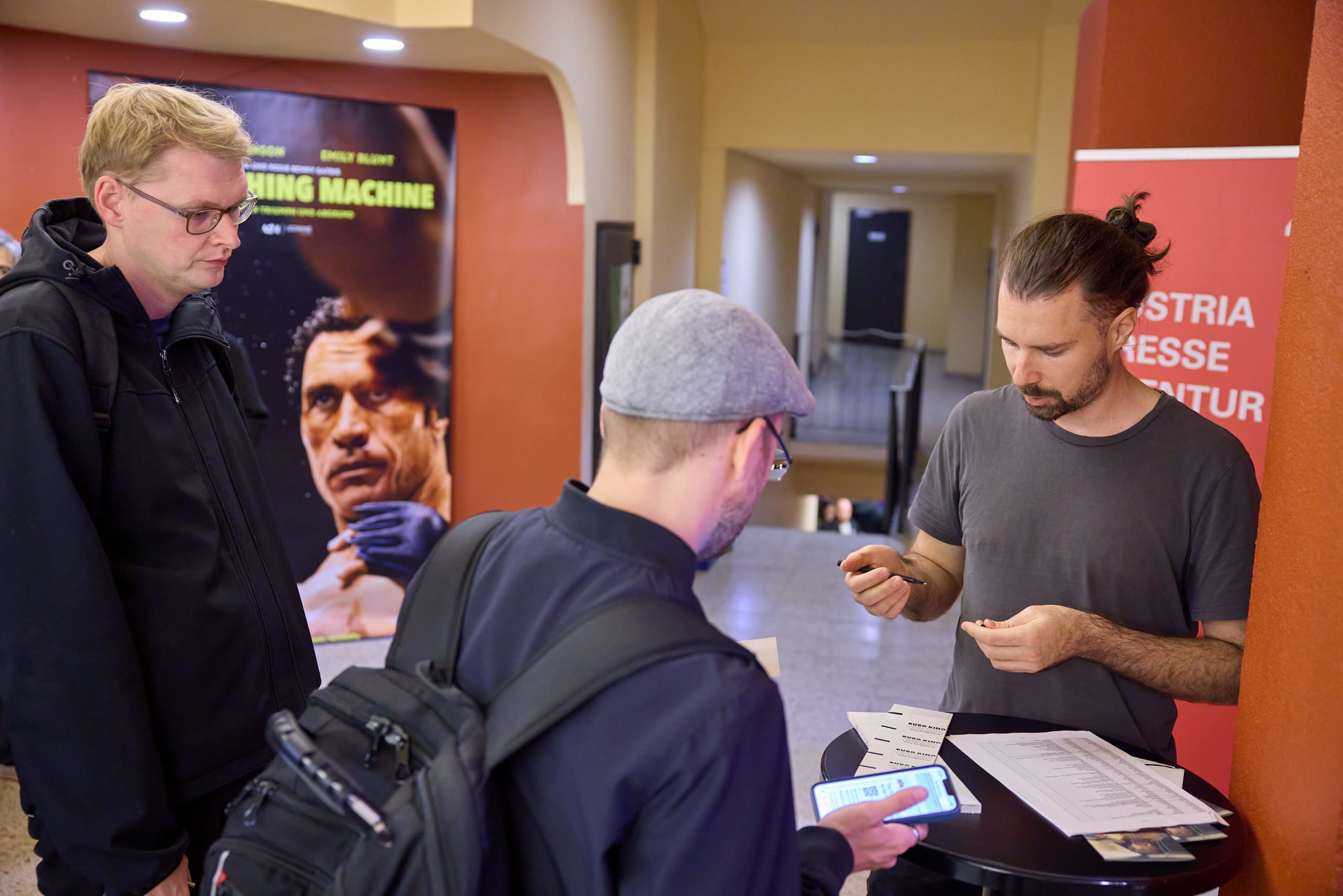 Teilnehmer:innen von Kinoabend Pre-Event