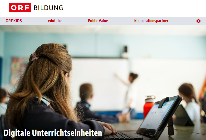 Homepage ORF Bildung