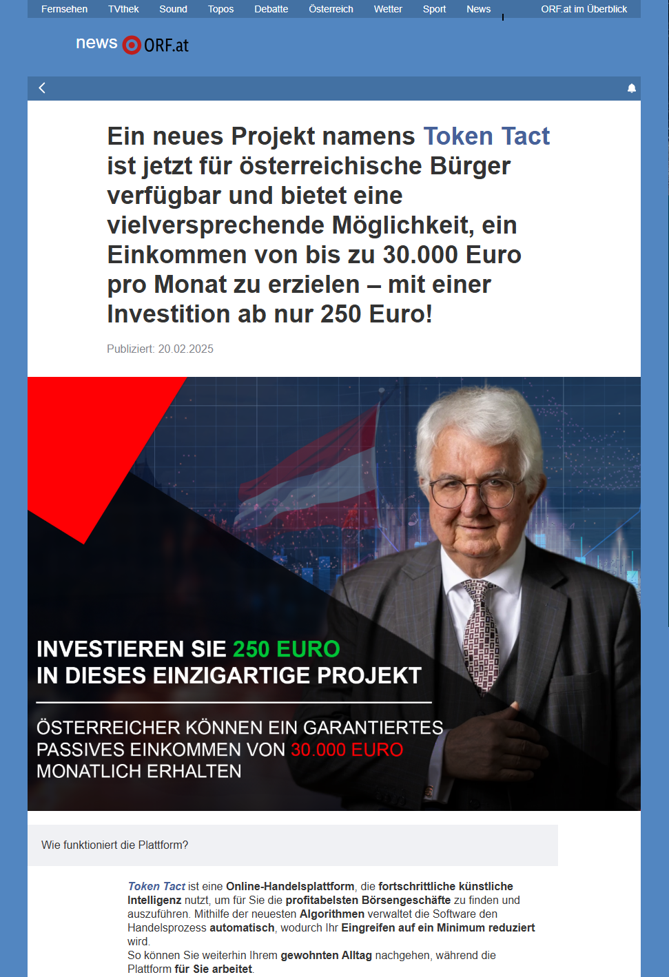 Bild: APA/Screenshot Bild: APA/Screenshot